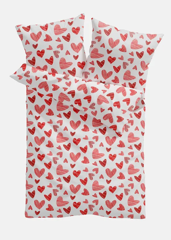 Parure de lit en coton m&eacute;lang&eacute;, bonprix