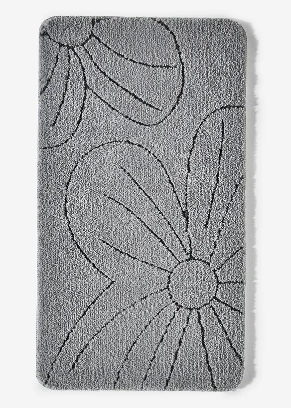 Tapis de salle de bain tuft&eacute; avec motif en relief, bonprix