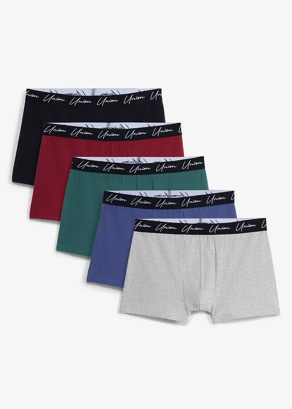 Lot de 5 boxers, bonprix