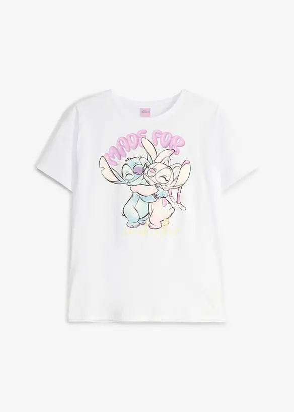 T-shirt Disney Stitch 100% coton, Lilo & Stitch