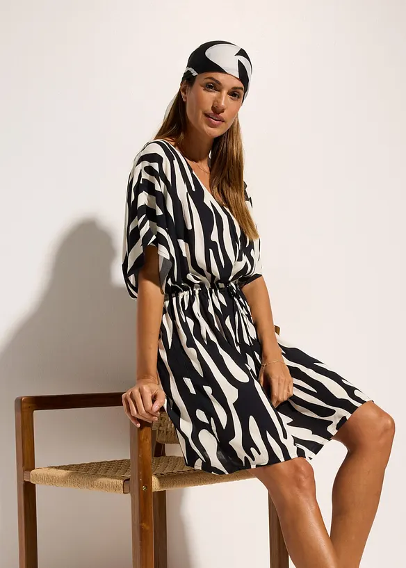 Strandkleid aus flie&szlig;ender Viskose, bonprix