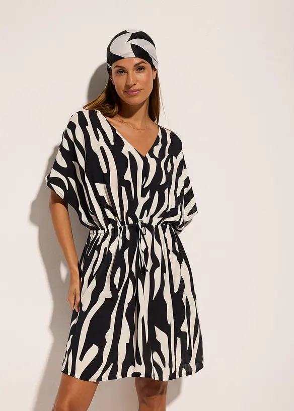 Strandkleid aus flie&szlig;ender Viskose, bonprix