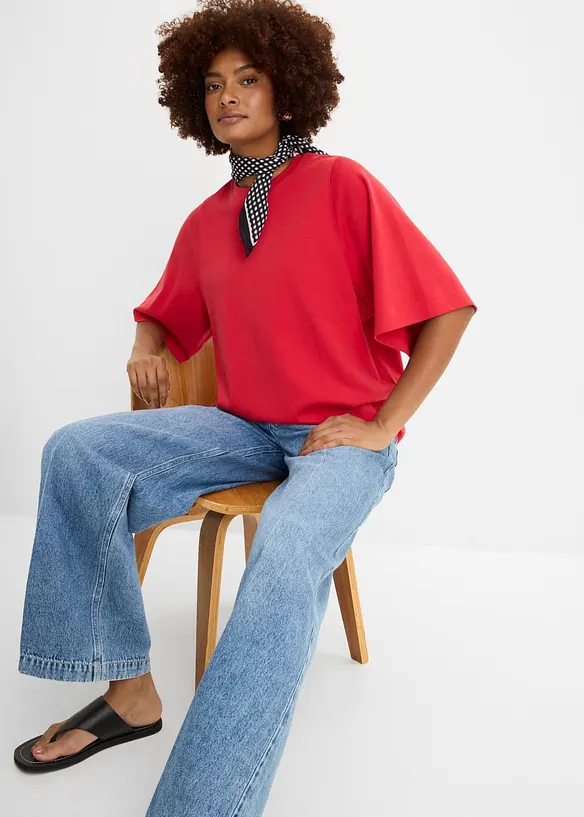 Oversize-Shirt aus reiner Bio-Baumwolle, bonprix