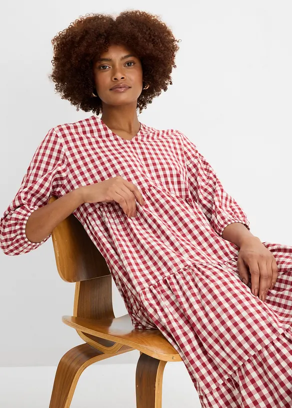 Tunika-Kleid aus festem Baumwoll-Mix, bonprix