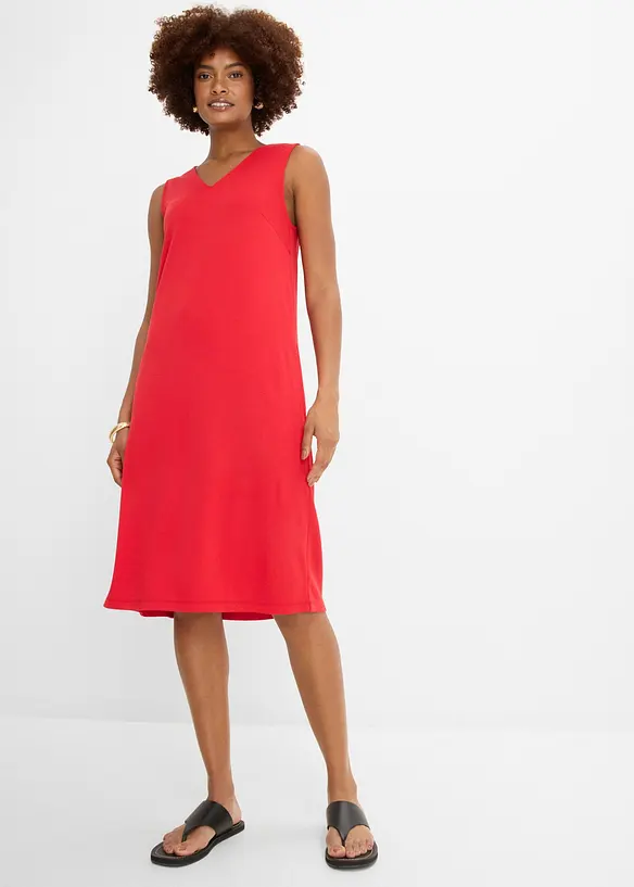 Shirtkleid aus Punto di Roma, bonprix
