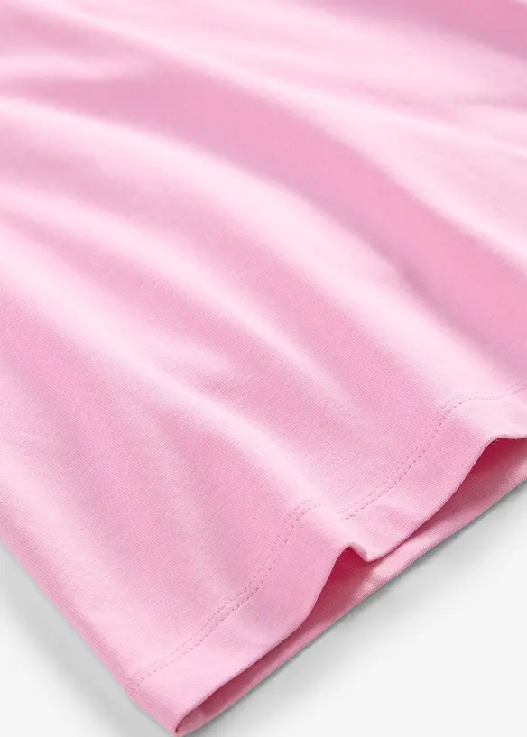 Shirt mit V-Ausschnitt mit reiner Bio-Baumwolle, bonprix