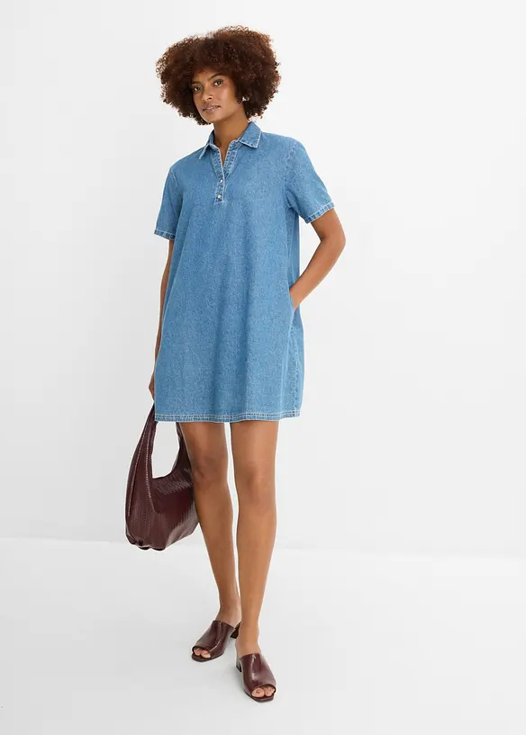 Jeanskleid aus Bio-Baumwolle, bonprix