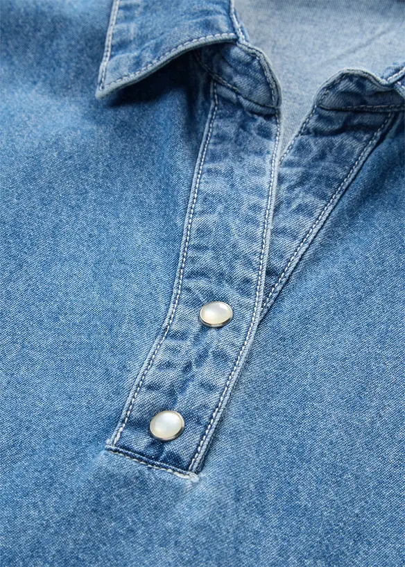Jeanskleid aus Bio-Baumwolle, bonprix