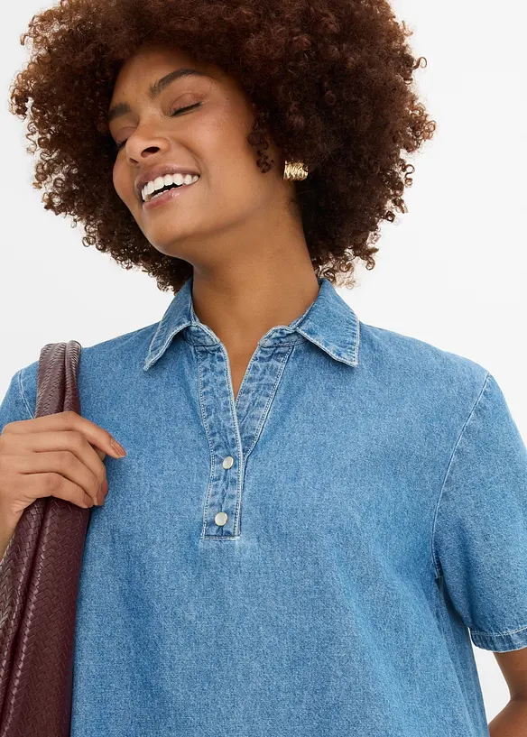 Jeanskleid aus Bio-Baumwolle, bonprix