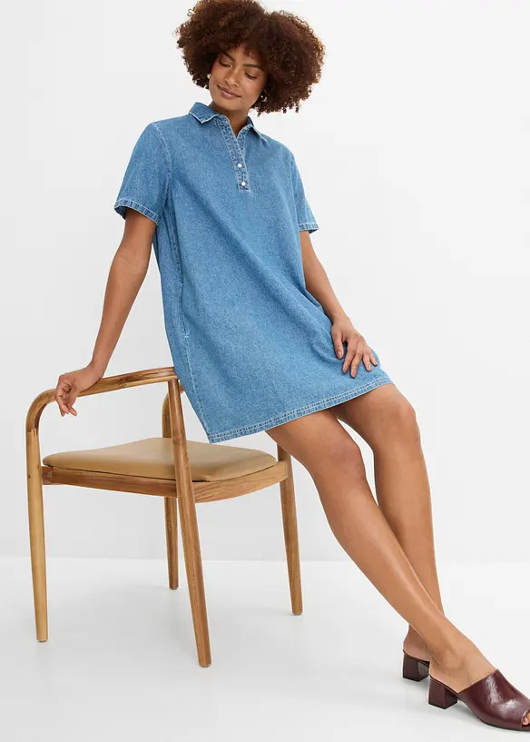 Jeanskleid aus Bio-Baumwolle, bonprix