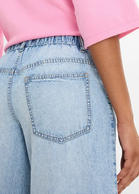 Wide-Leg-Jeans, cropped, bonprix