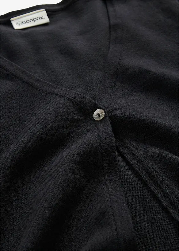 Feinstrickjacke aus Baumwoll-Mix, bonprix