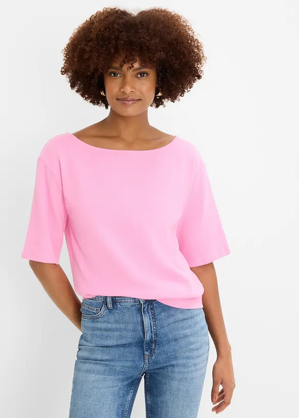 Shirt aus Bio-Baumwolle in Waffeloptik, bonprix