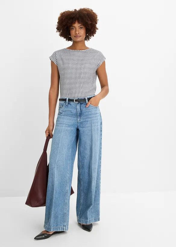 Oversize-Shirt aus schwerer Bio-Baumwolle, bonprix