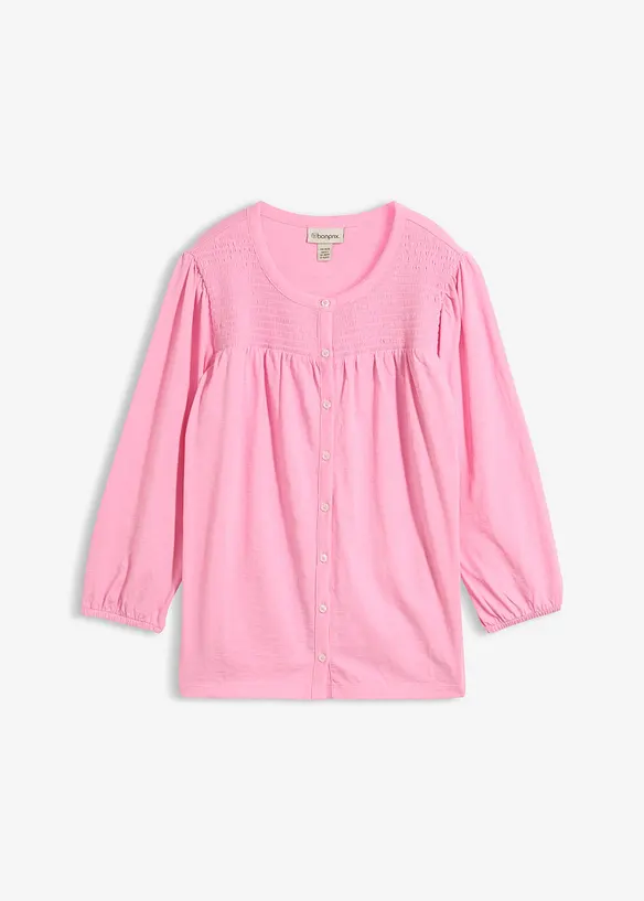 Shirtbluse aus reiner Bio-Baumwolle, bonprix