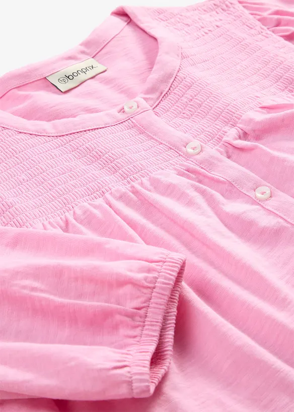 Shirtbluse aus reiner Bio-Baumwolle, bonprix
