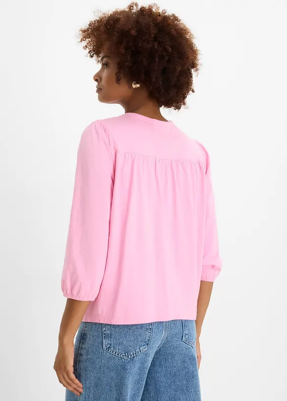 Shirtbluse aus reiner Bio-Baumwolle, bonprix