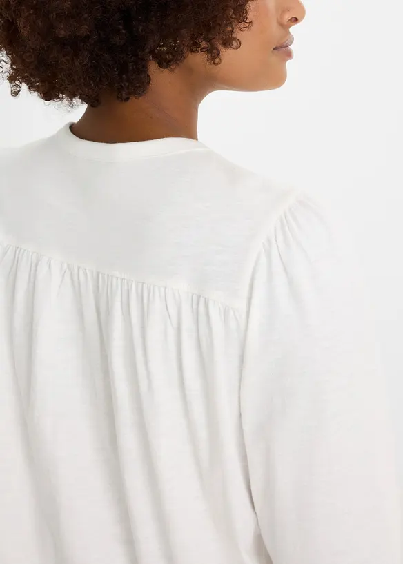 Shirtbluse aus reiner Bio-Baumwolle, bonprix