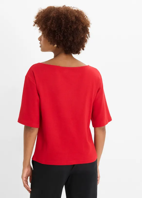 Shirt aus Bio-Baumwolle in Waffeloptik, bonprix