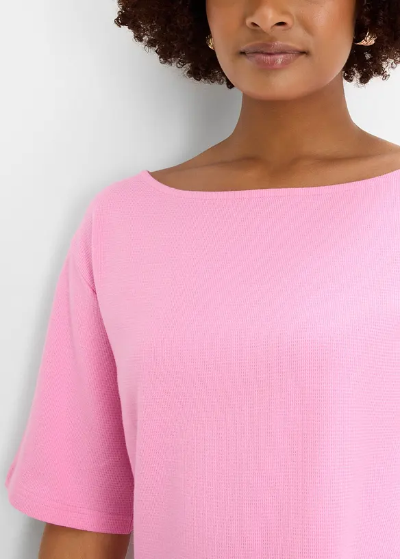 Shirt aus Bio-Baumwolle in Waffeloptik, bonprix
