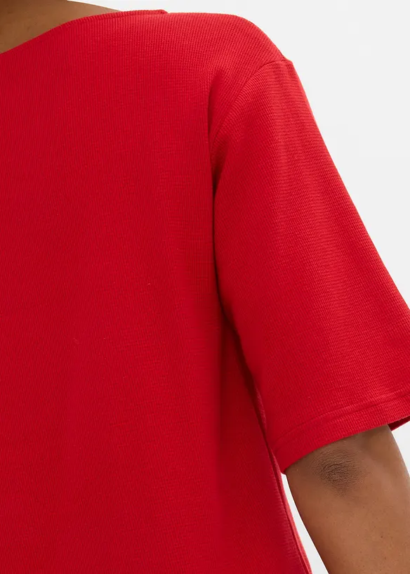 Shirt aus Bio-Baumwolle in Waffeloptik, bonprix