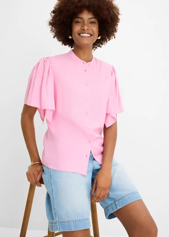Bluse aus flie&szlig;ender Viskose, bonprix