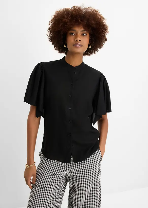 Bluse aus flie&szlig;ender Viskose, bonprix