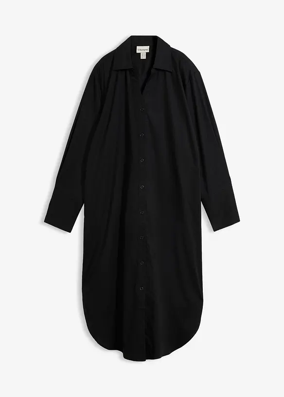 Hemdblusenkleid aus Baumwolle, bonprix