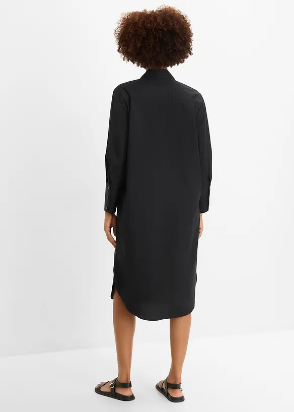 Hemdblusenkleid aus Baumwolle, bonprix