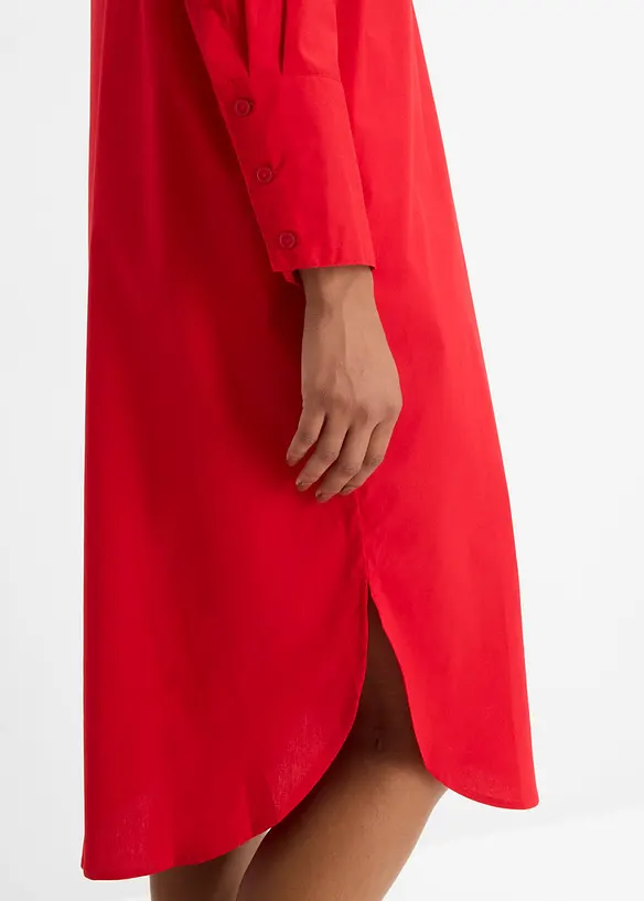 Hemdblusenkleid aus Baumwolle, bonprix
