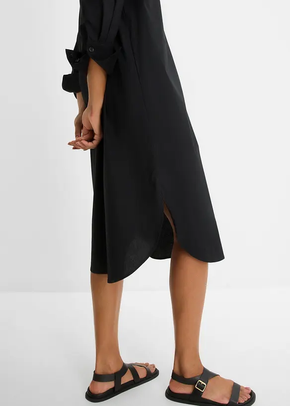 Hemdblusenkleid aus Baumwolle, bonprix