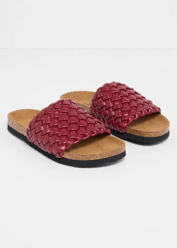 Mules tress&eacute;es, bonprix