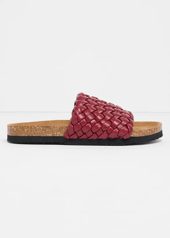 Mules tress&eacute;es, bonprix
