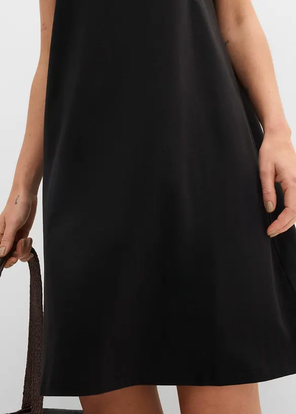 Shirtkleid aus elastischem Baumwoll-Mix, bonprix