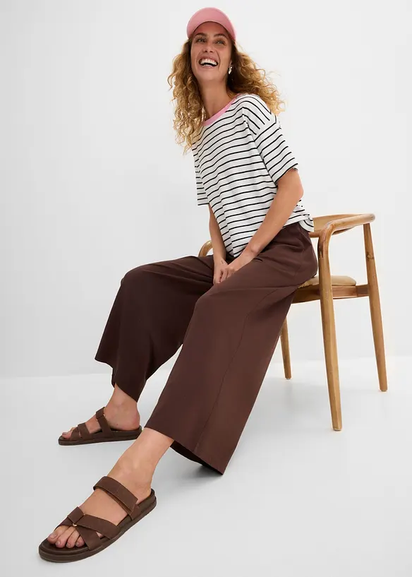 7/8-Hose aus Bio-Baumwolle mit Stretch, bonprix