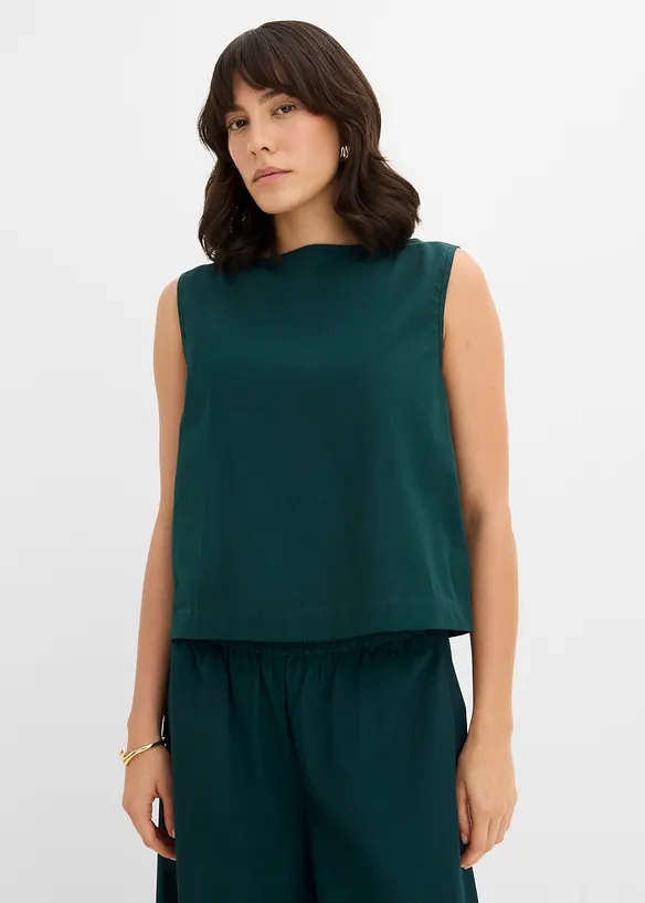 Top sans manches 100% coton, bonprix