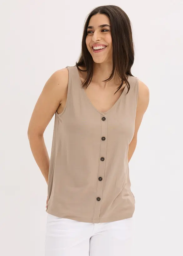 Top mit Knopfleiste, bonprix
