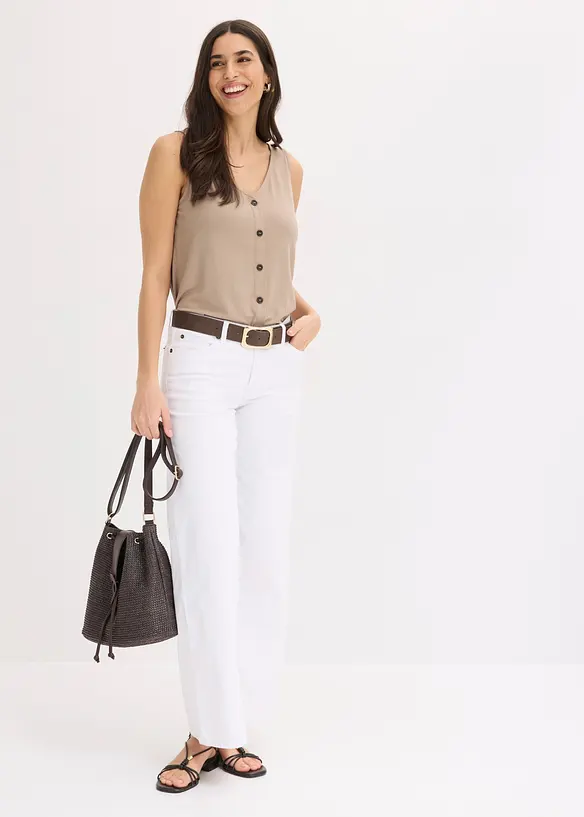 Top mit Knopfleiste, bonprix