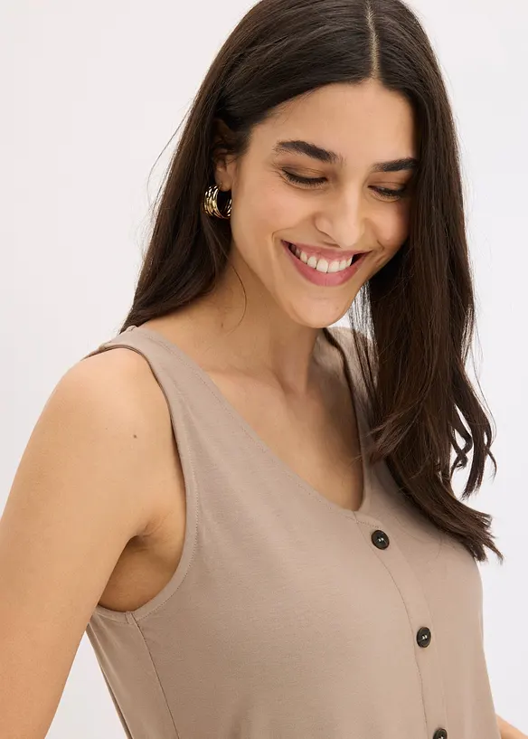 Top mit Knopfleiste, bonprix