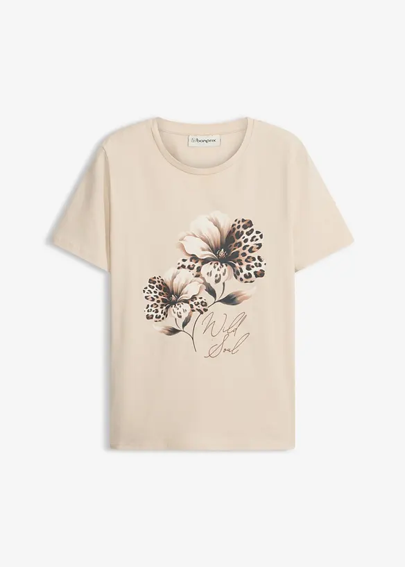 T-shirt en coton, bonprix