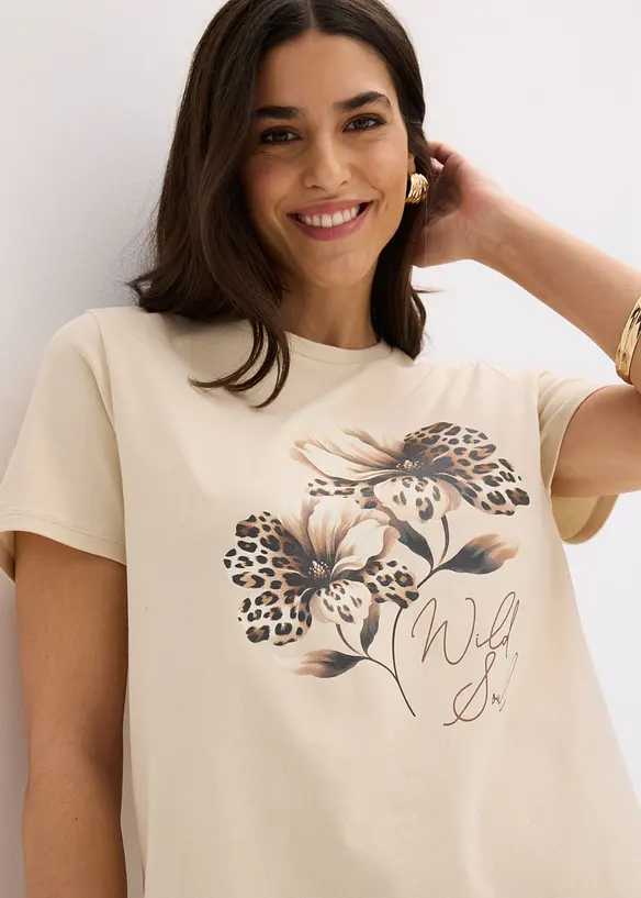 T-shirt en coton, bonprix