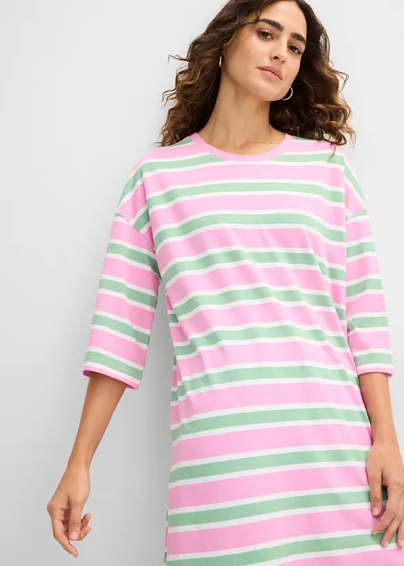 Oversize-Longshirt aus reiner Bio-Baumwolle, bonprix