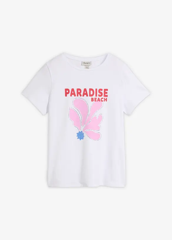 T-shirt en coton extensible, bonprix