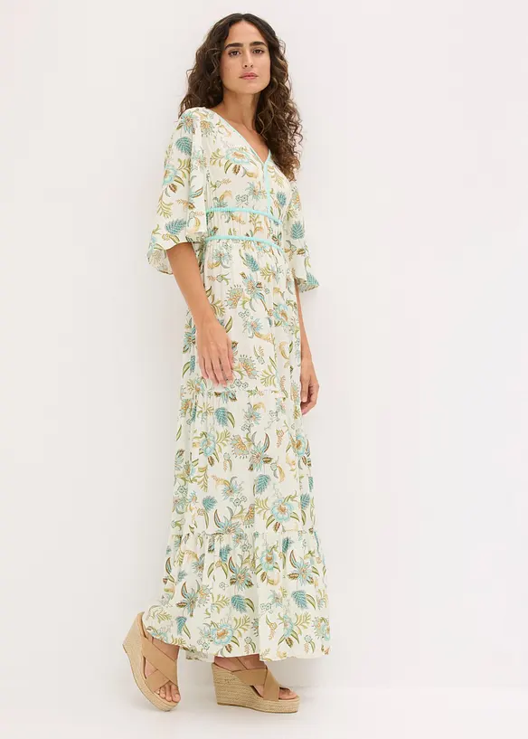 Robe longue et fluide en viscose, bonprix