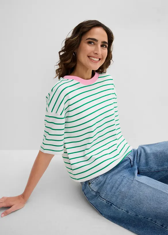 T-shirt oversize 100% coton, bonprix