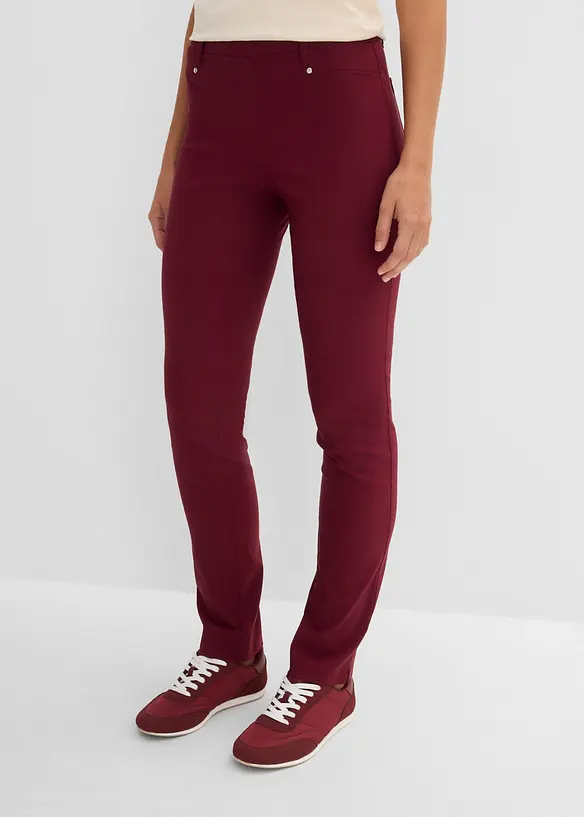 Pantalon extensible &agrave; taille &eacute;lastiqu&eacute;e, bonprix