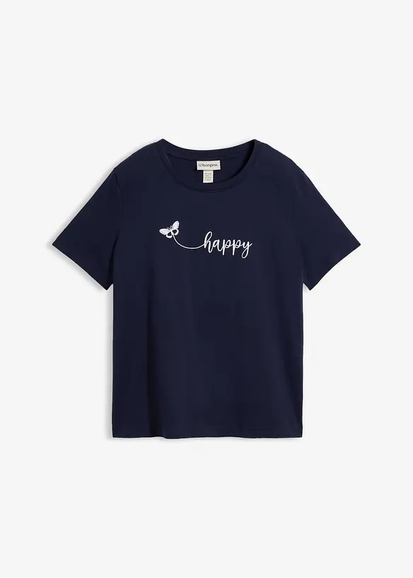 T-Shirt aus reiner Baumwolle, bonprix