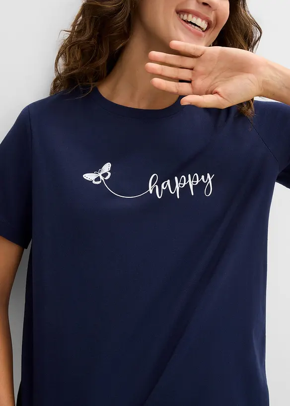 T-Shirt aus reiner Baumwolle, bonprix