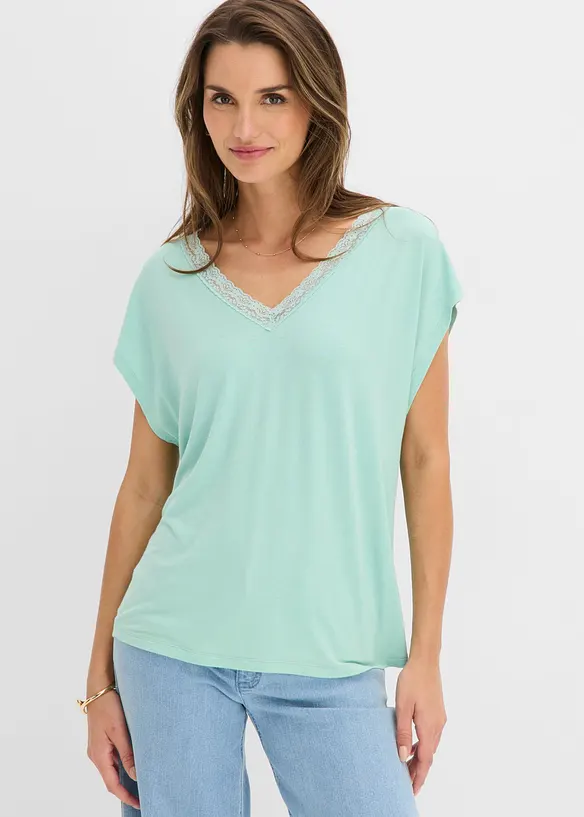 T-shirt en viscose douce, bonprix