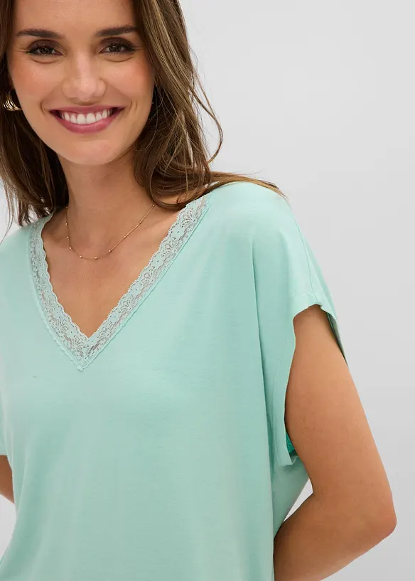 T-shirt en viscose douce, bonprix